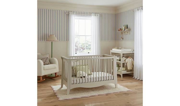 Cuddleco Clara Mini Cot Bed - Off White