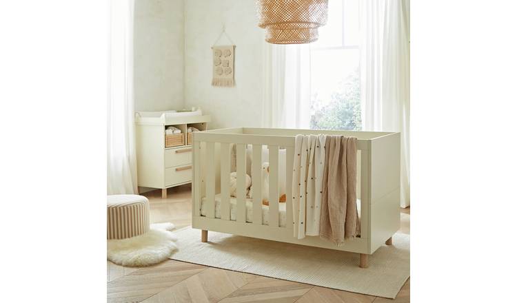Cuddleco Harper Nursery Cot Bed - Cream