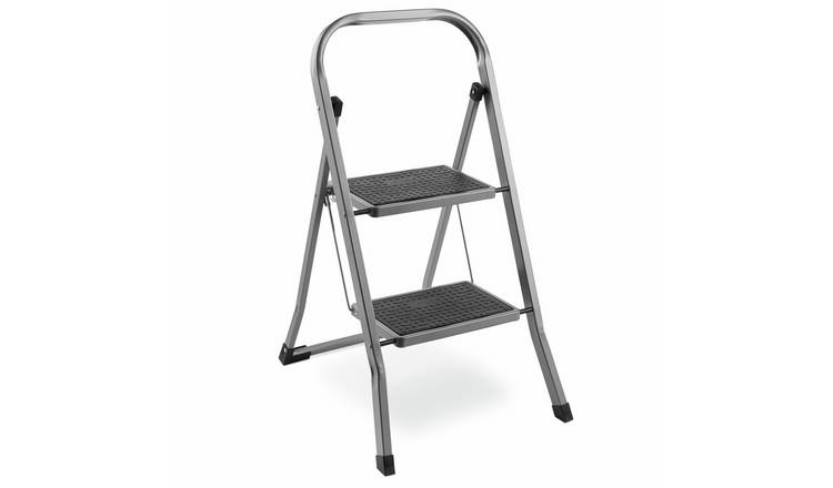 VonHaus 2 Tread Foldable Step Ladder