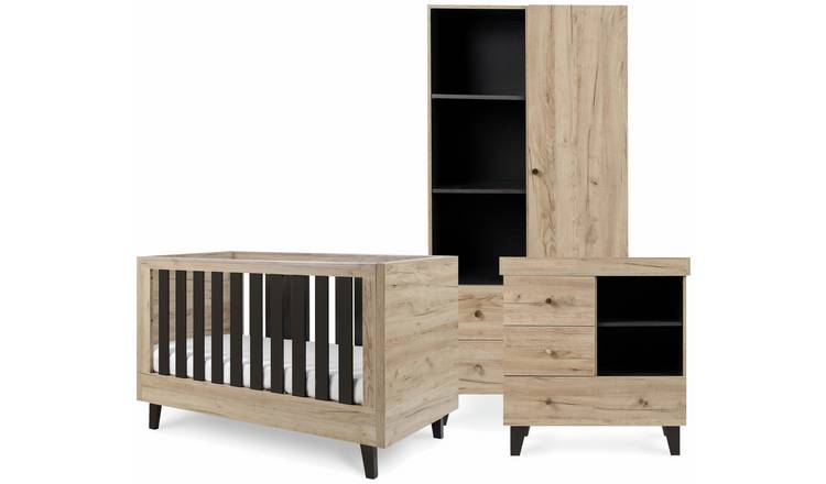 Tutti Bambini Como Nursery 3 Piece Furniture Set - Oak Grey