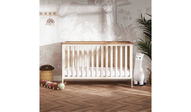 Obaby Evie Nursery Cot Bed - Off White