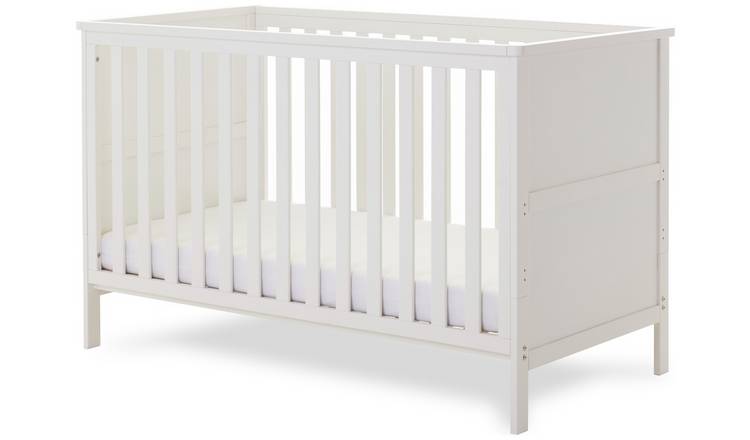 Obaby Evie Mini Cot - White