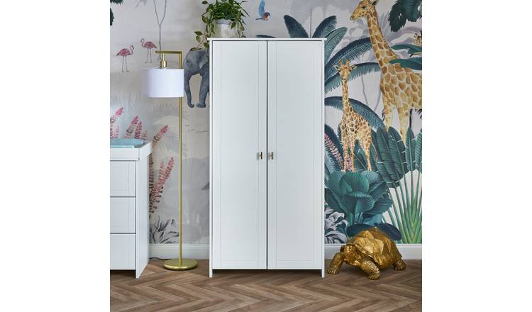 Obaby Evie Double Wardrobe - White