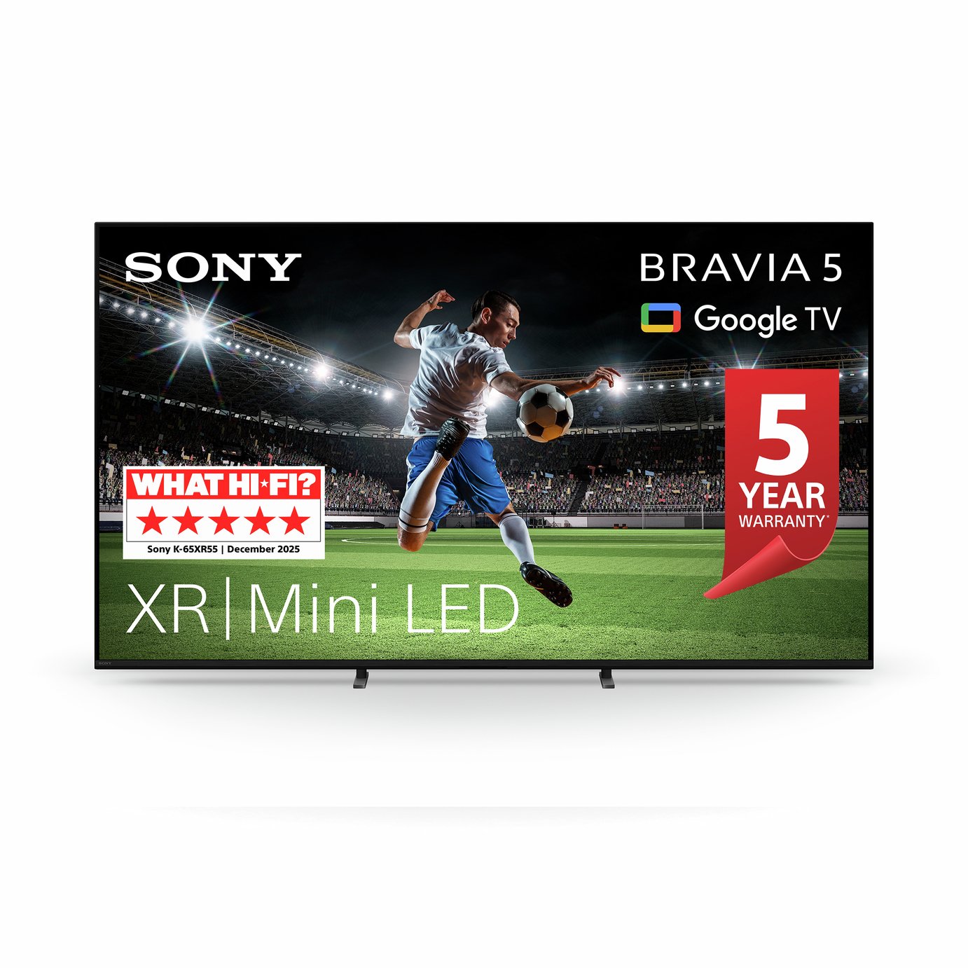 Buy Sony Bravia 5 65inch K65XR5 XR Mini LED HDR 4K UHD Google TV