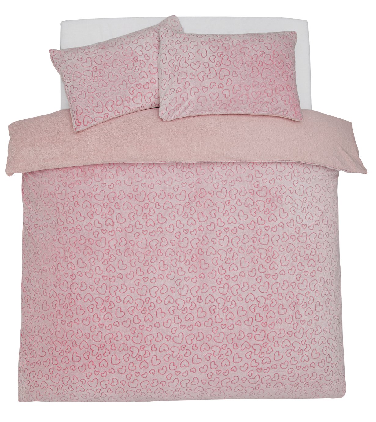 Argos Home Heart Fleece Bedding Set Review