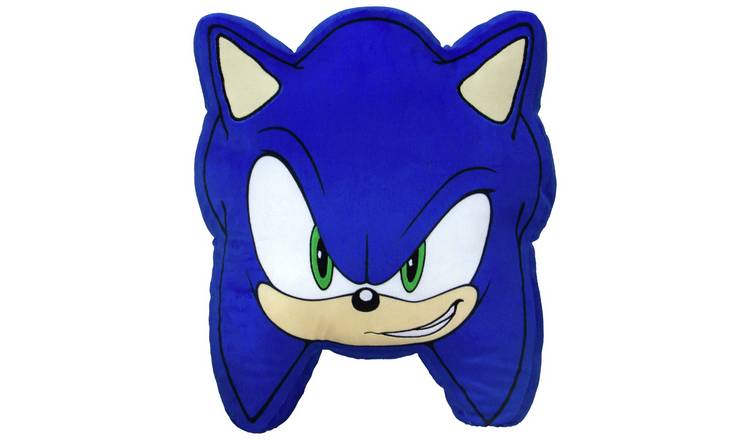 Sonic Shaped Cushion - Blue - 35x35cm