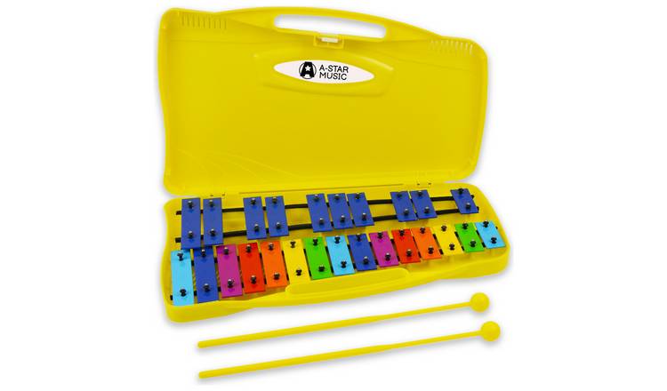 A-Star 25 Note Chromatic Glockenspiel - Rainbow