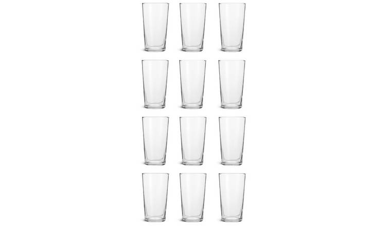 Home Essentials Set of 12 Pint Glasses