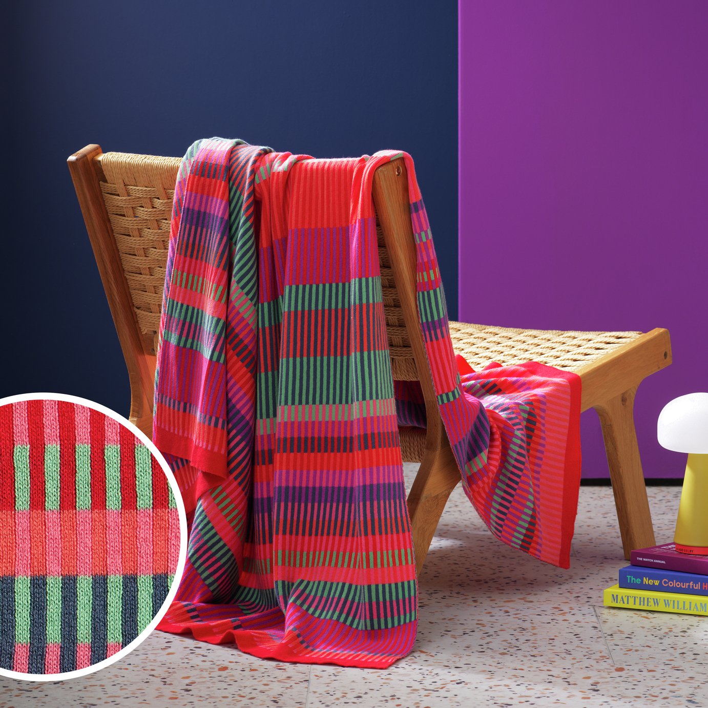 Buster Knitted Throw 150x125cm