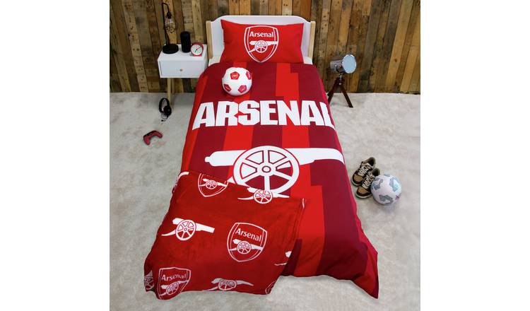 Arsenal FC Football Red Kids Bedding Set - Single
