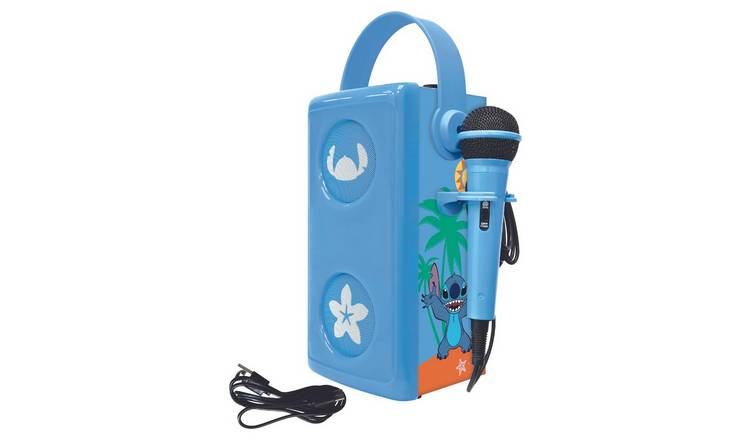 Disney Stitch Karaoke Bluetooth Speaker with Microphone