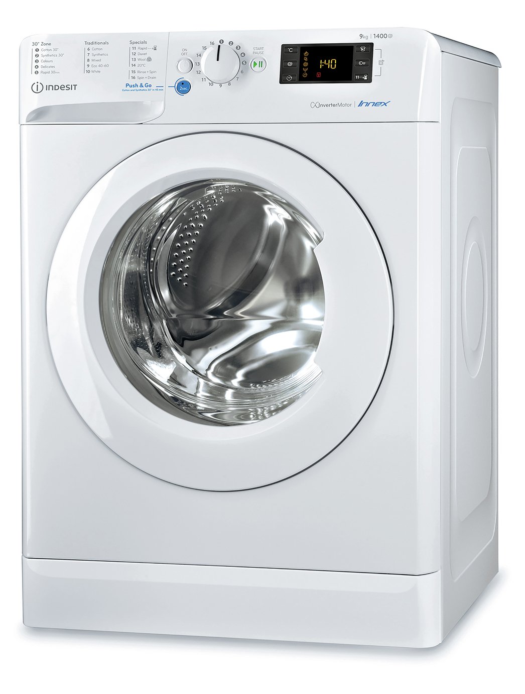 Indesit BWE91484XW 9KG 1400 Spin Washing Machine Review