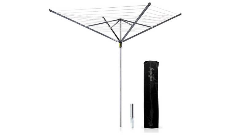 Minky Easy Breeze 50m 4 Arm Rotary Airer with Cover