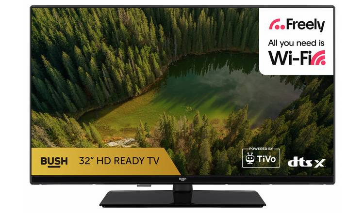 Bush 32 Inch 32HT25CB Smart HD Ready HDR LED TiVo Freely TV