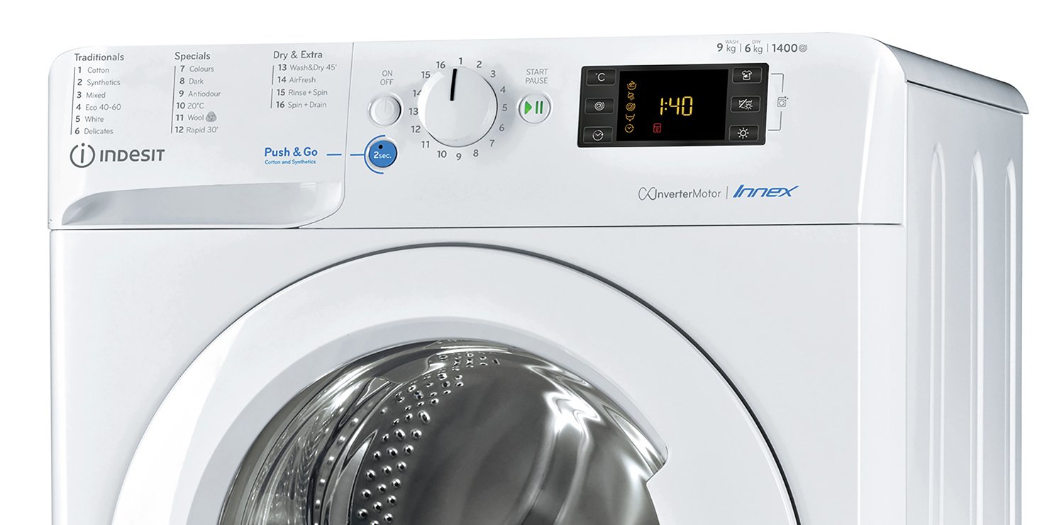 Indesit XWDE961480XW 9KG/6KG 1600 Spin Washer Dryer Review