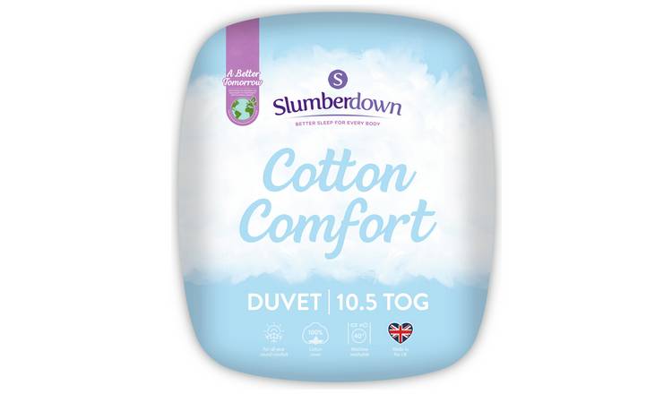 Slumberdown Cotton Comfort 10.5 Tog Duvet - Kingsize