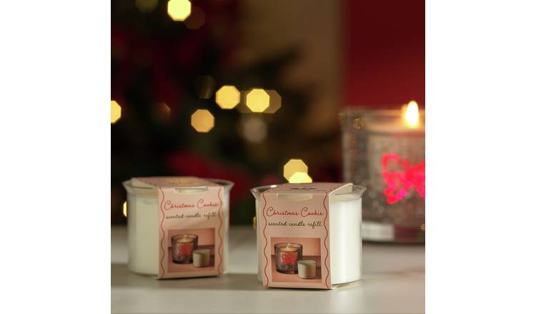 Argos Home Christmas Cookie Gel Candle Refills - Pack of 2
