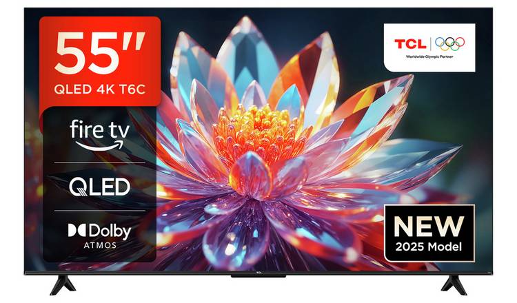 TCL 55 Inch 55T6C Smart 4K Ultra HD HDR QLED Freely TV