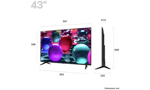 LG 43 Inch 43UA73006LA Smart 4K UHD HDR LED TV