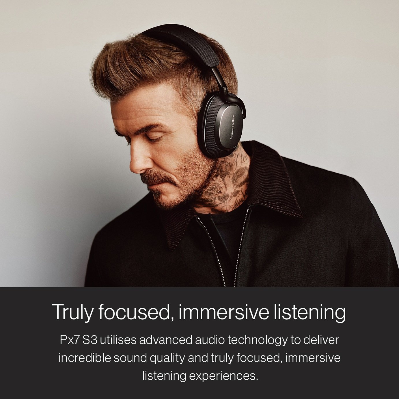 Buy Bowers & Wilkins Px7 S3 Over-Ear Wireless Headphones - Black