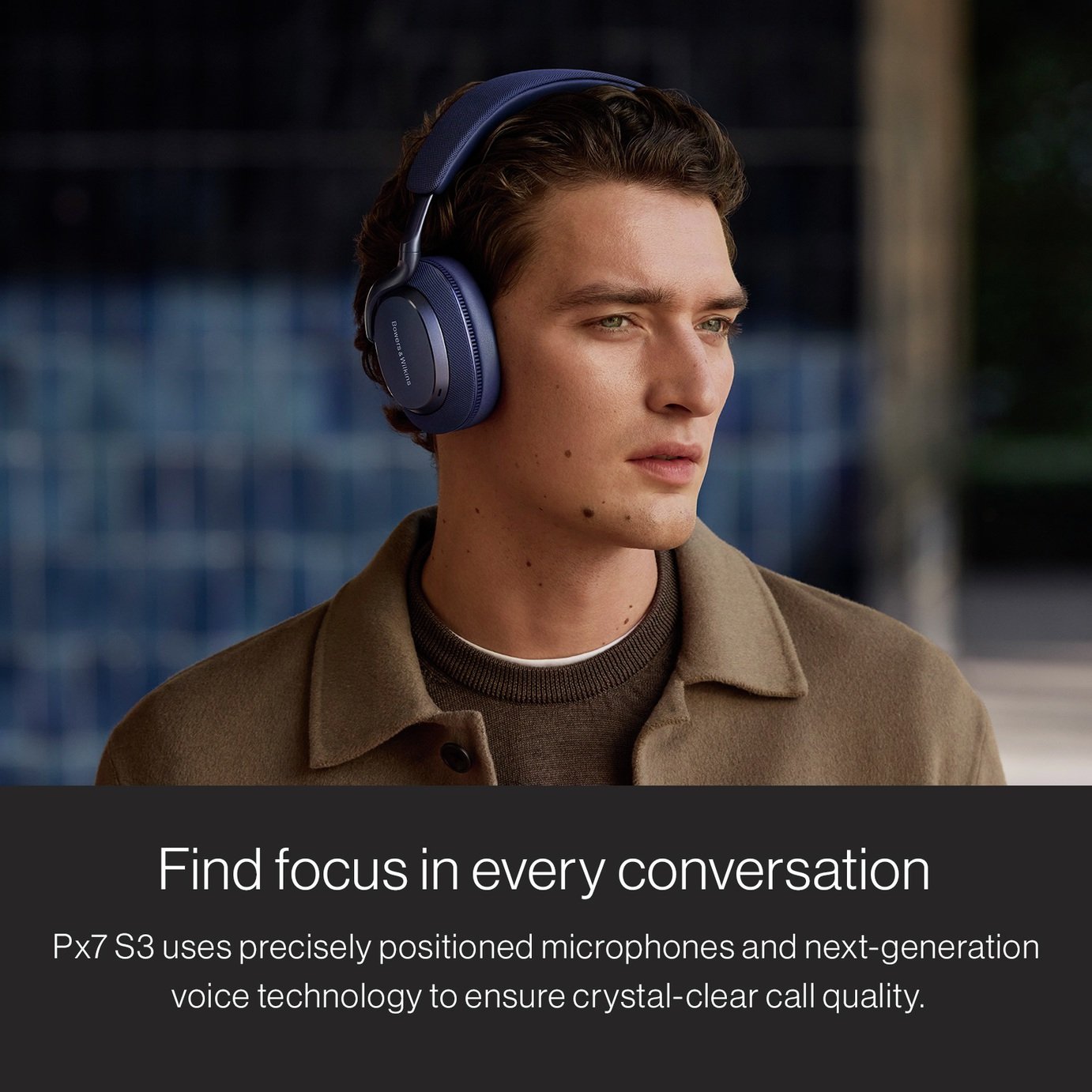 Buy Bowers & Wilkins Px7 S3 Over-Ear Wireless Headphones - Black