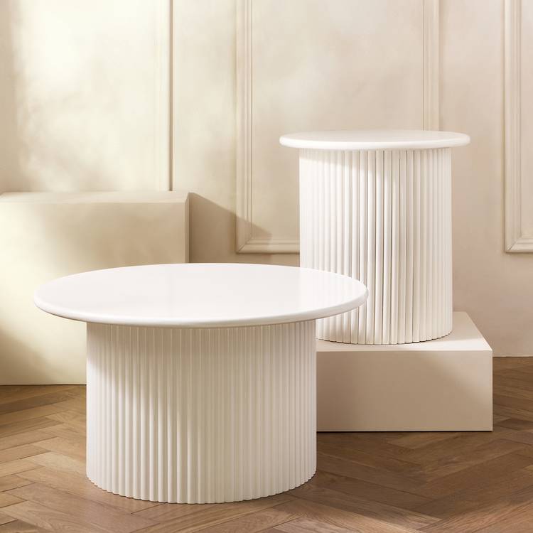 Habitat Luan Slatted Coffee Table - White 0
