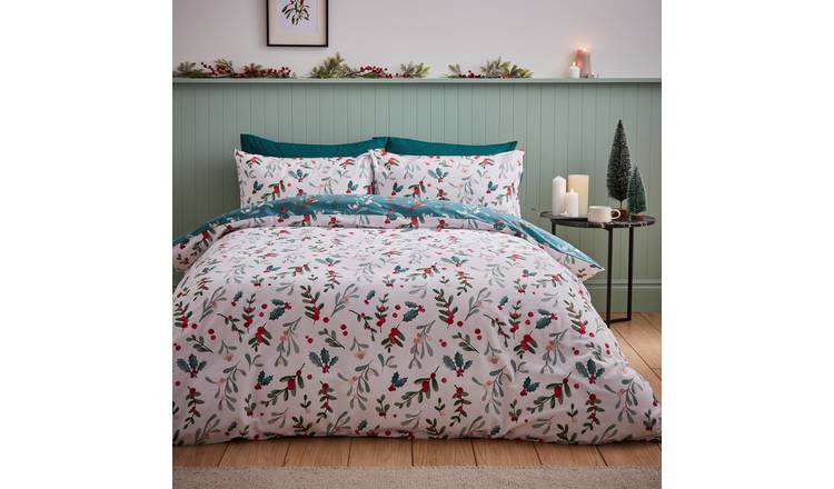 Catherine Lansfield Cotton Christmas Bedding Set - King size