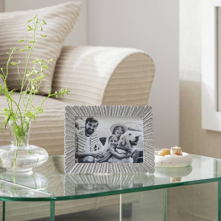 Argos Home Silver Starburst Resin Picture Frame - 5x7" 0