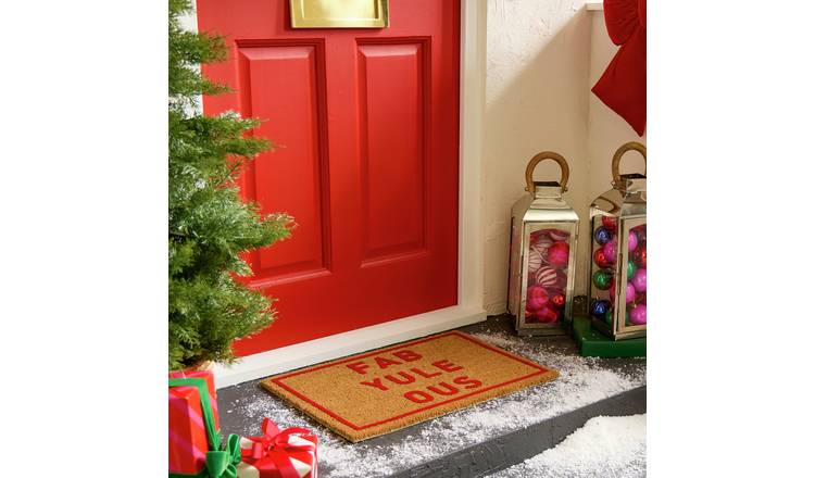 Habitat Fab-Yule-Ous Christmas Doormat