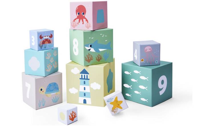 Chad Valley Under The Sea Stacking Block Baby 