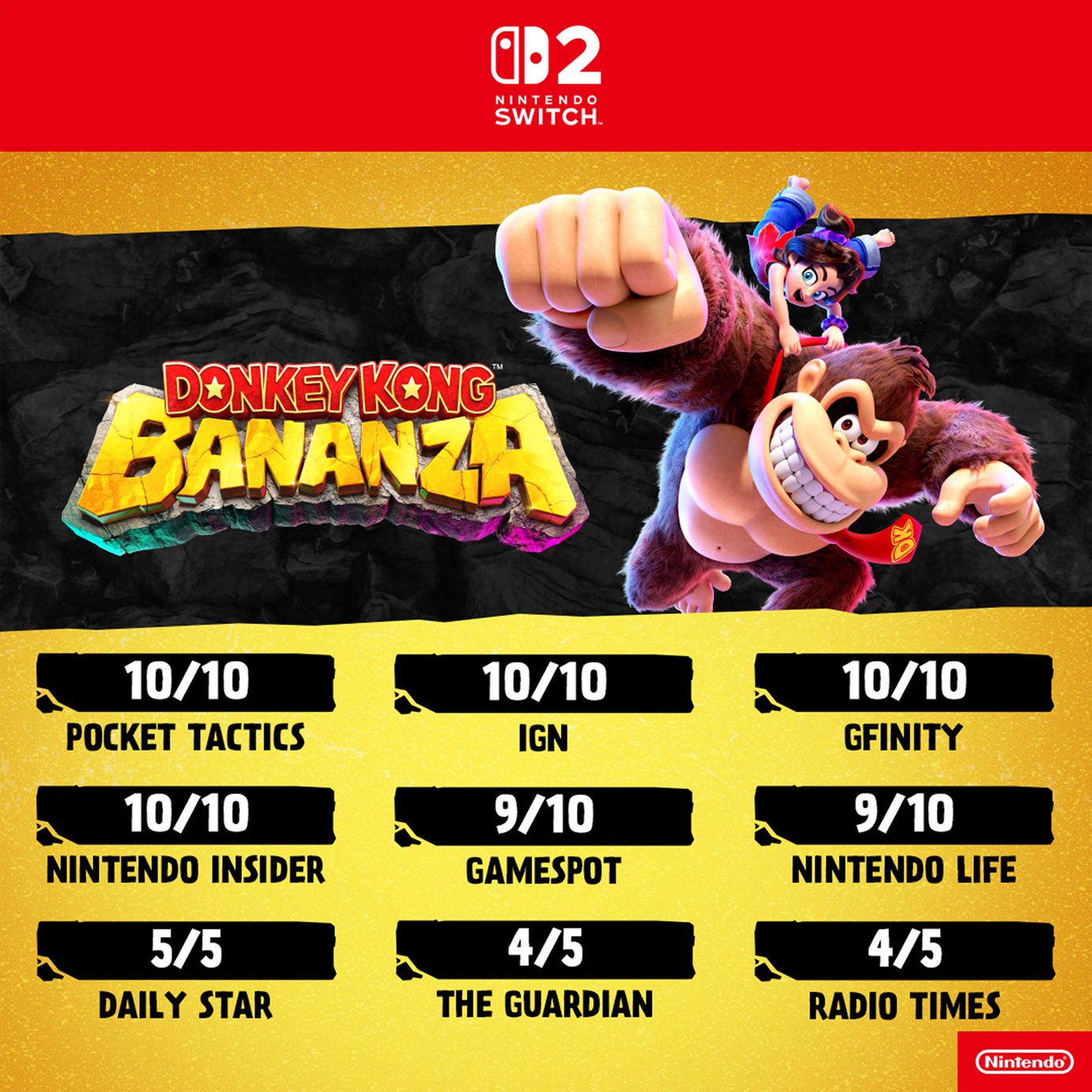 Buy Donkey Kong Bananza Nintendo Switch 2 Game | Nintendo Switch 2
