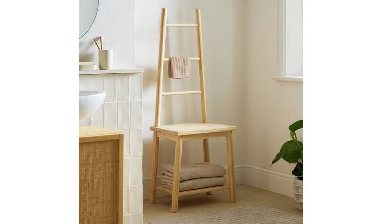 Habitat Akio Towel Stool -  Natural