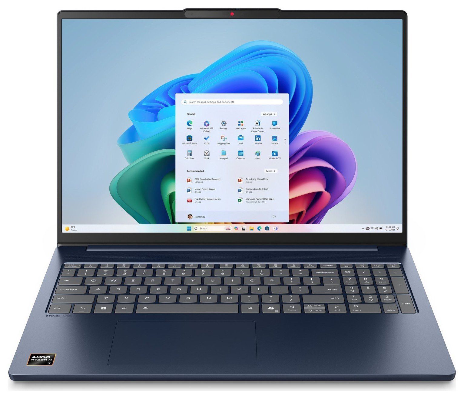 Lenovo IdeaPad Slim 5 16in Ryzen AI 7 32GB 1TB Laptop