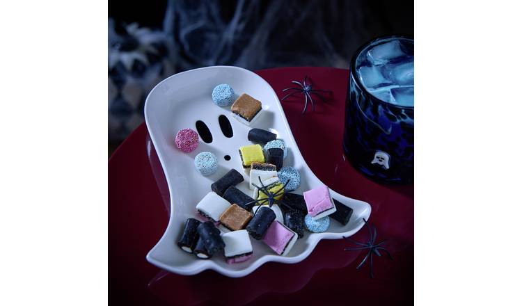 Argos Home Ghost Shaped Ceramic Plate - White