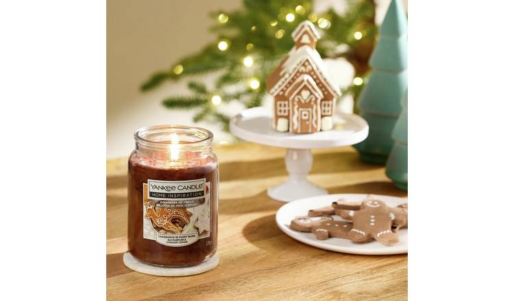 Yankee Home Inspiration Large Candle - Gingerbread Jingle