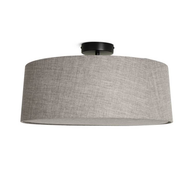 Habitat Metal Flush Ceiling Light - Black & Grey 0