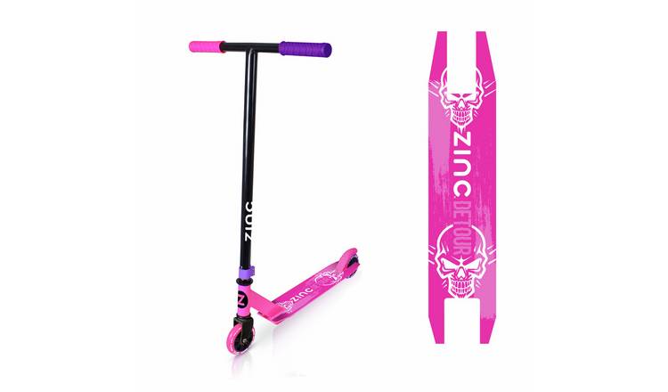ZINC Detour Stunt Scooter Pink