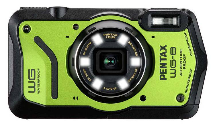 Pentax WG-8 20MP 5x Zoom Compact Digital Camera - Green