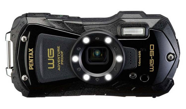 Pentax WG-90 16MP 5x Zoom Compact Digital Camera - Black