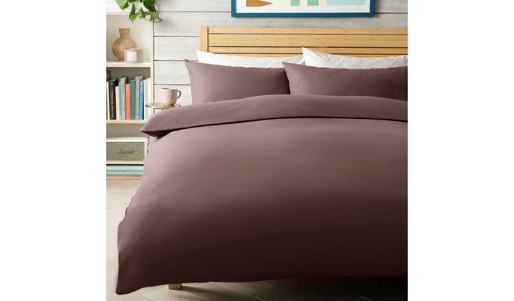 Habitat Cotton Rich Chocolate Bedding Set - Single