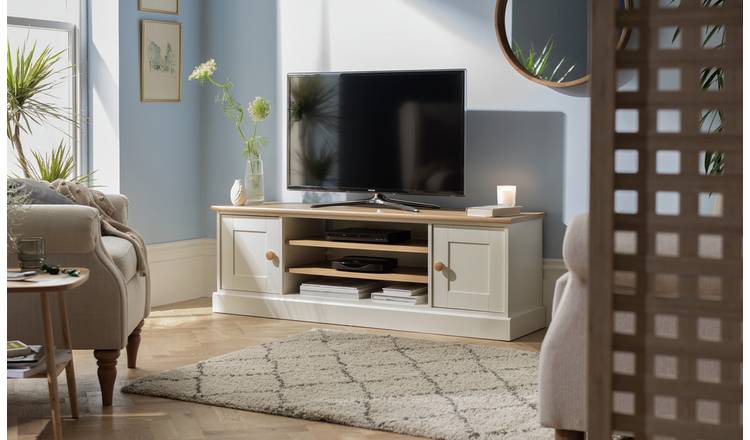 Argos Home Winchester 2 Door TV Unit - Cream