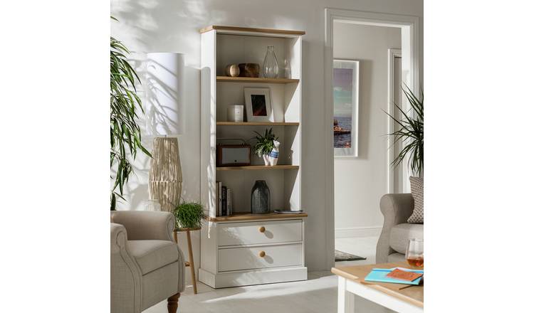 Argos Home Winchester 2 Drawer Bookcase - White