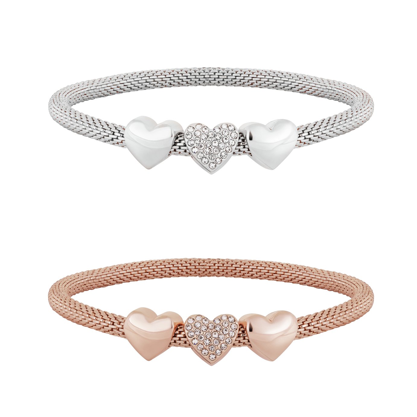 Lipsy Heart Mesh Bracelets Review