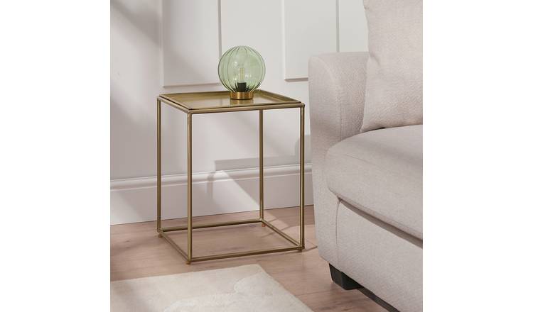 Argos Home Gideon Side Table - Gold