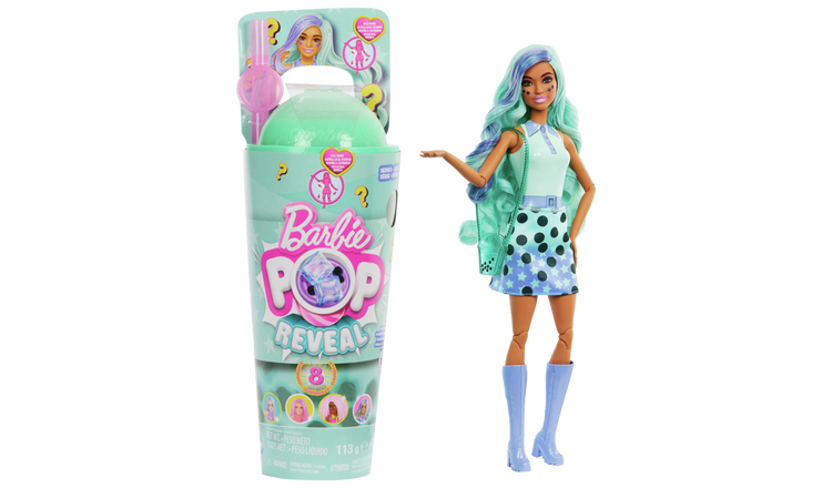 Barbie Pop Reveal Bubble Tea Fashion Doll-Green