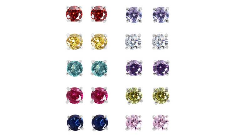 Argos on sale amethyst earrings