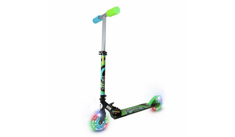 Zinc Twister Inline 2 Wheel Scooter - Blue & Green