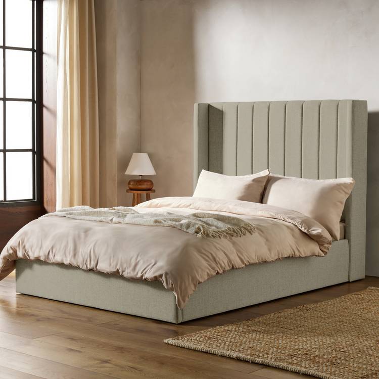 Habitat Kempley Small Double End Lift Ottoman Bed - Cream 0