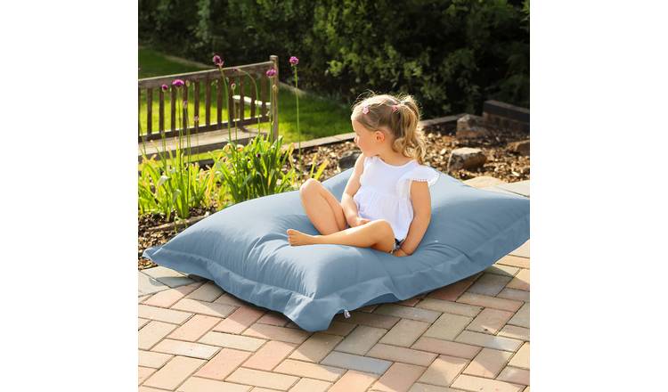 rucomfy Junior Outdoor Squarbie Beanbag - Blue