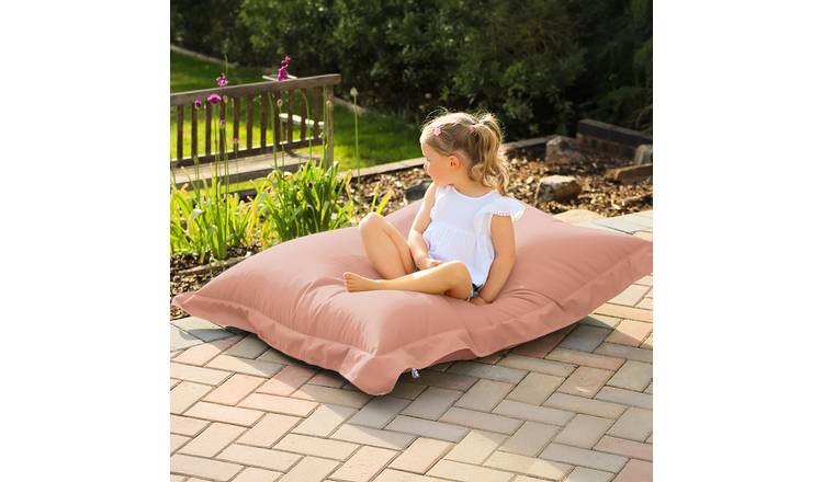 rucomfy Junior Outdoor Squarbie Beanbag - Pink